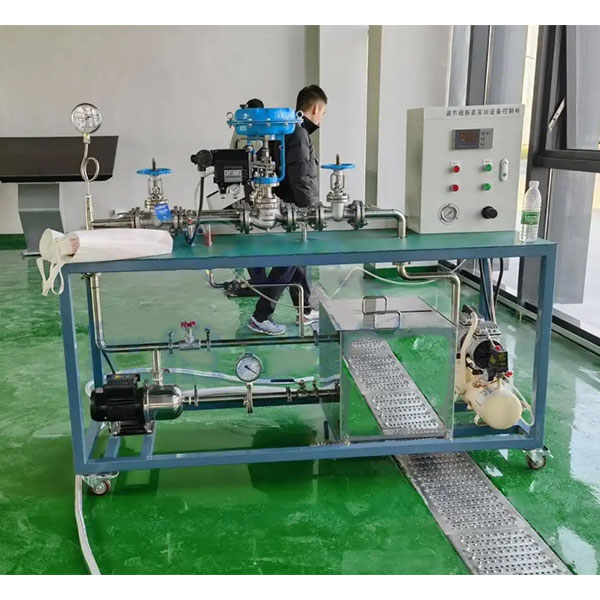 氣動薄膜控制閥安裝與電氣閥門定位器校驗系統(tǒng),氣體薄膜控制閥安裝與定位器校驗實訓系統(tǒng)